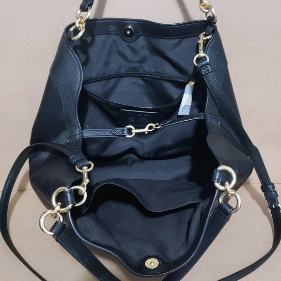 NWOT COACH Sm Lexy Crossbody Black Pebble Leather - Picture 3 of 6